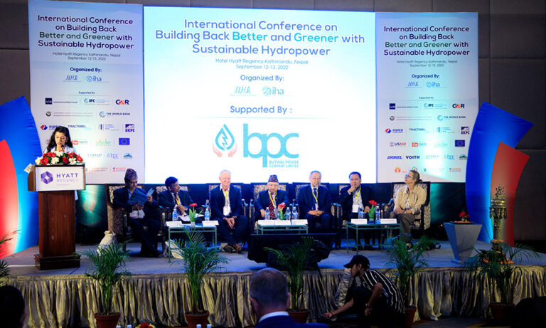 International Conference on Building back with better and greener sustainable hydropower