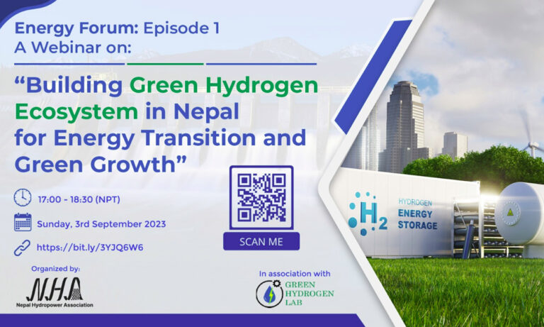 Building Green Hydrogen Ecosystem in Nepal for Energy Transition and Green Growth