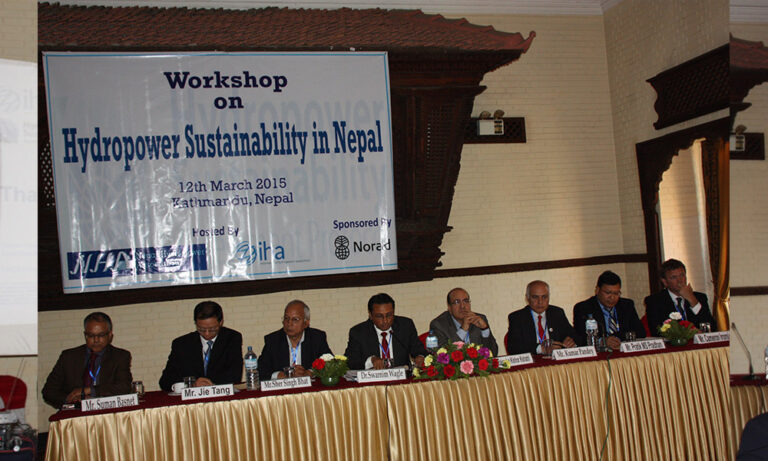 Workshop on Hydropower Sustainability in Nepal