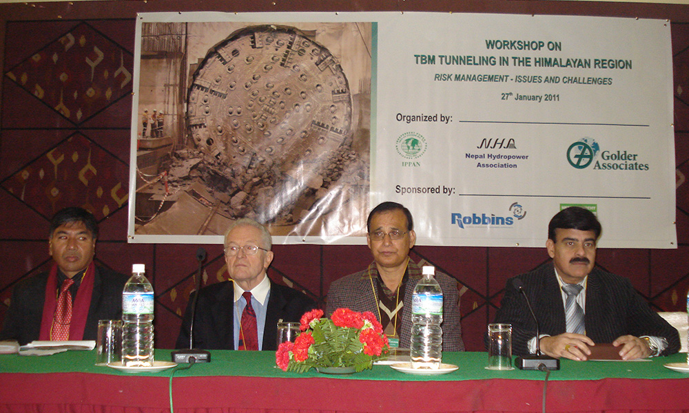 Workshop on TBM Tunneling in the Himalayan Region  Risk Management-Issues and Challenges