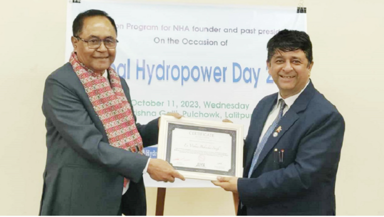 NHA celebrates Global Hydropower Day, honours NHA founders and past presidents