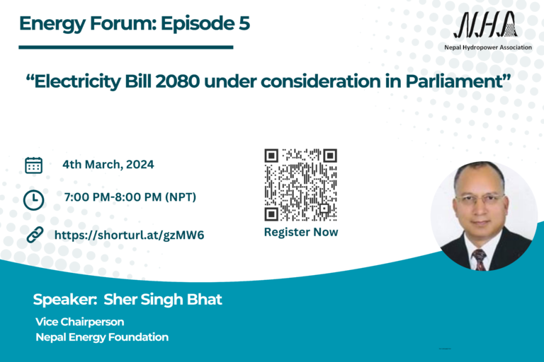 Monthly webinar on “Electricity Bill 2080 Under Consideration in Parliament”