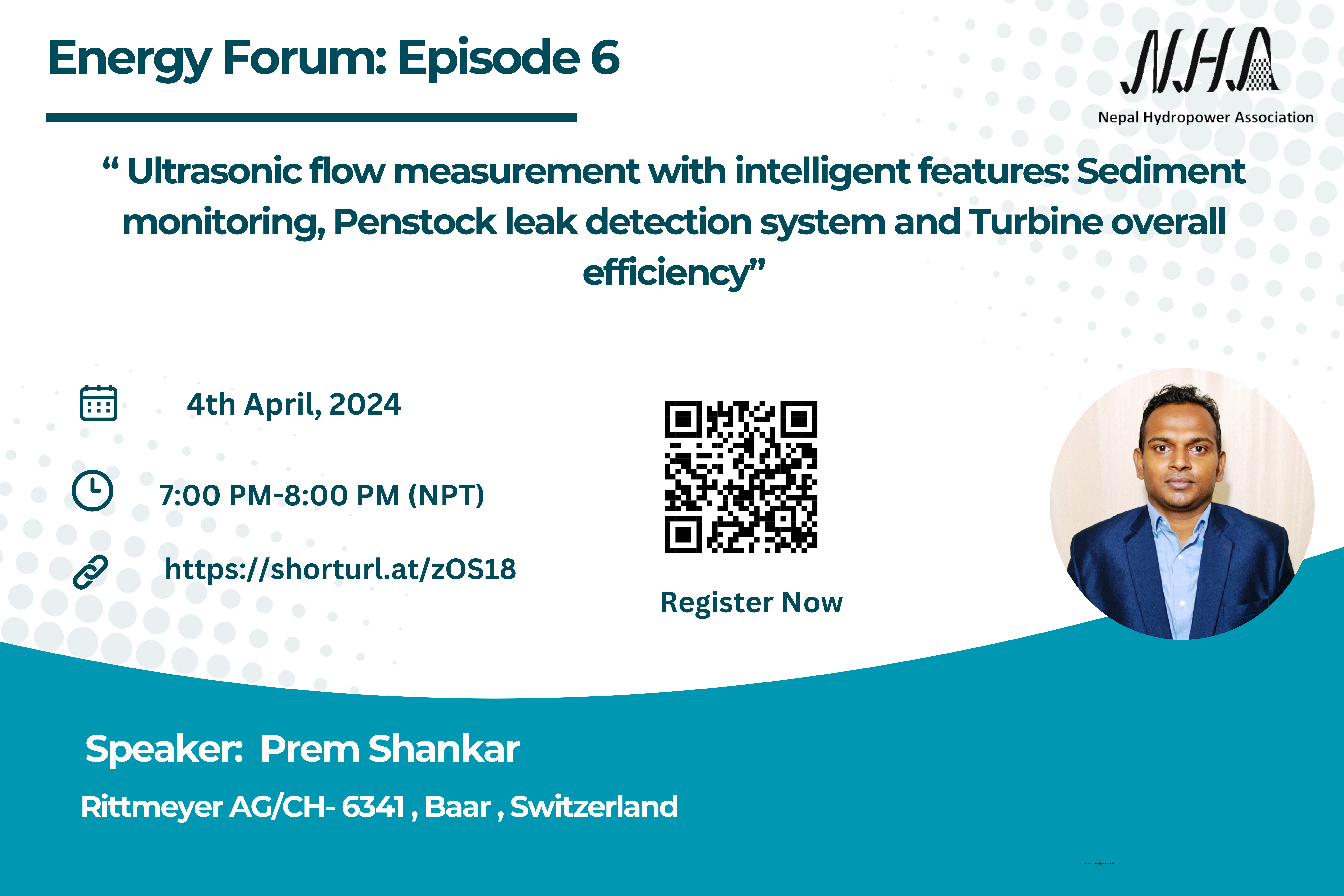 Ultrasonic Flow measurement with intelligent features: Sediment monitoring, Penstock leak detection system and Turbine overall efficiency